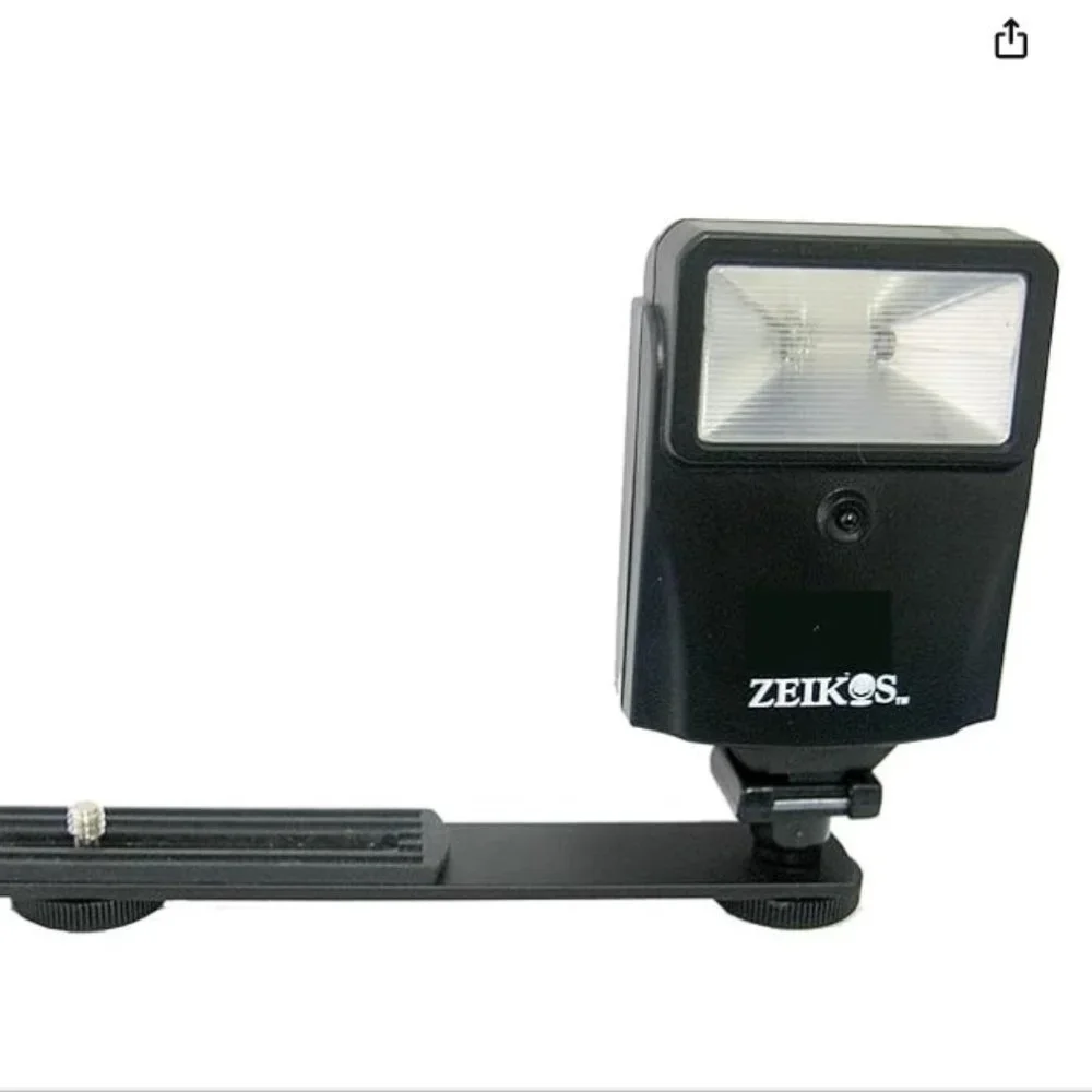 DIGITAL FLASH WITH BRACKET, DSLR, POINT & SHOOT CAMERA, PHOTO